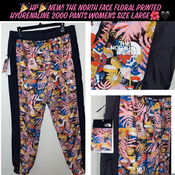 🎉HP🎉New! The North Face Floral Printed Hydrenaline 2000 Pants Womens Size L🌺 - Picture 16 of 16